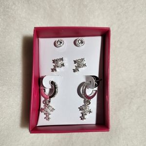 Winter Cross 3 pair set Earrings Avon